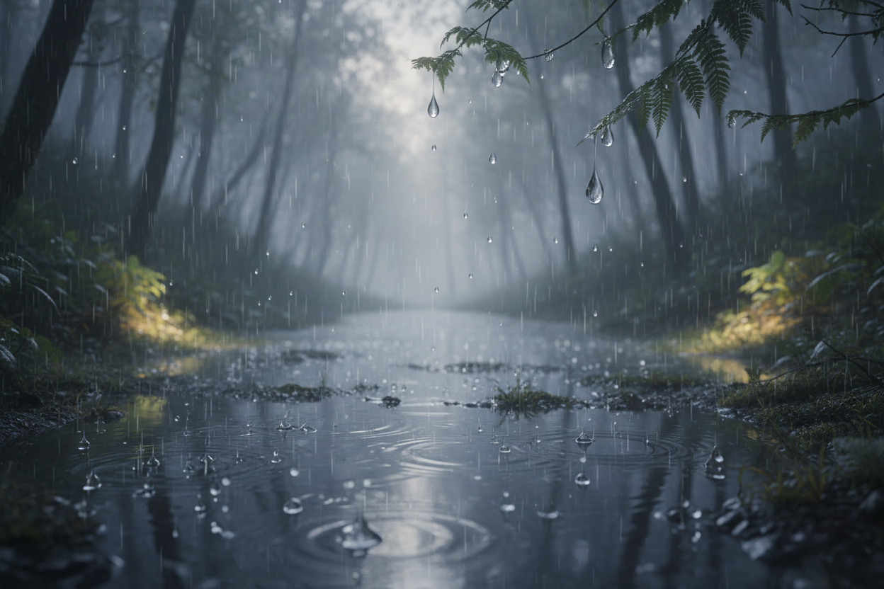 rain water in background wait